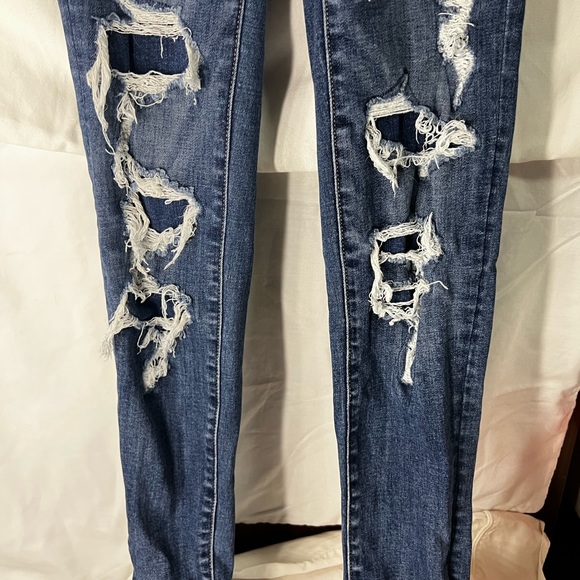 American Eagle next level stretch super hi rise jegging size 000 - Picture 2 of 7